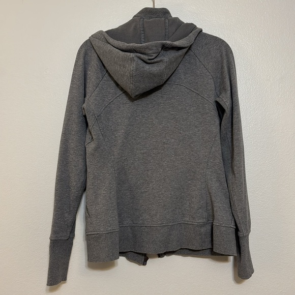Athleta Triumph Full Zip Hoodie in Charcoal Grey Heather - Picture 6 of 8